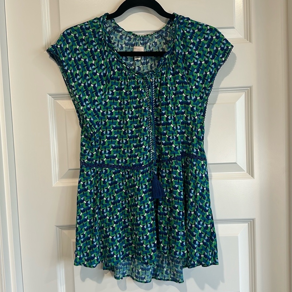 Treme Tassel Blouse (Anthropologie) - EUC - Picture 3 of 4